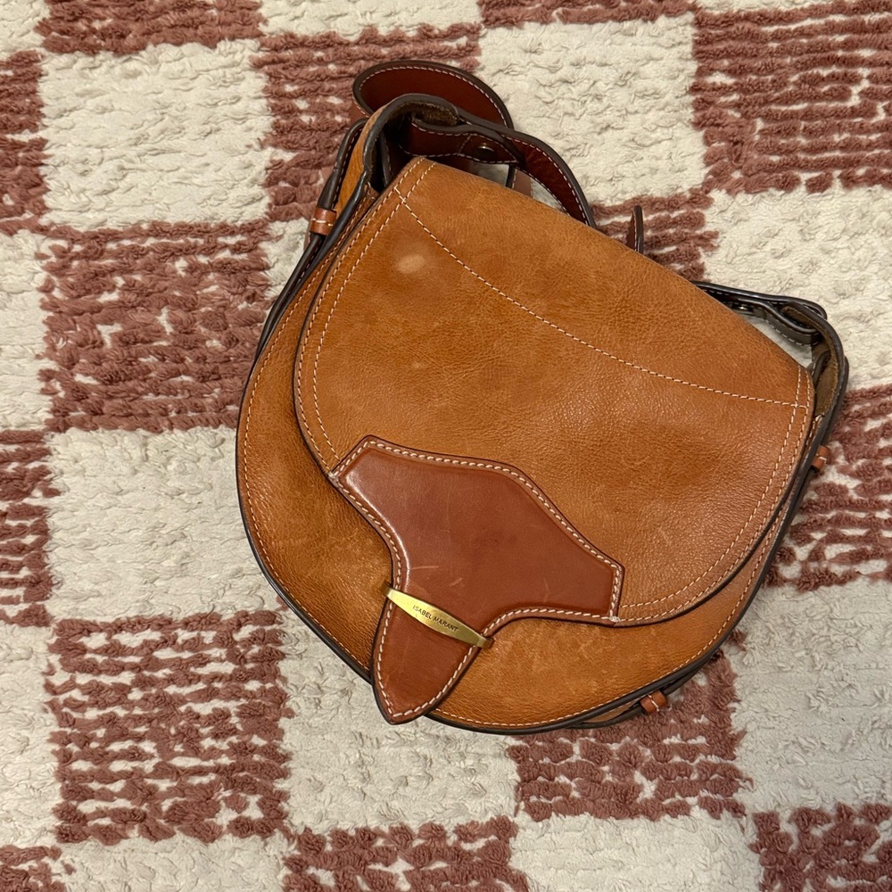 Isabel Marant Brown Crossbody saddlegag